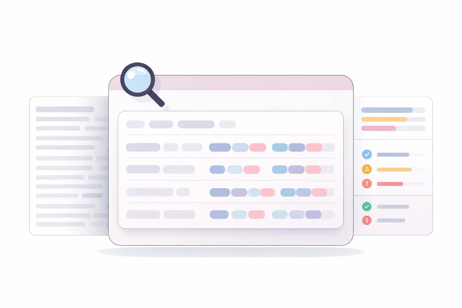 Visual estilo interfaz de análisis de n-grams y diagnósticos SEO para una homepage